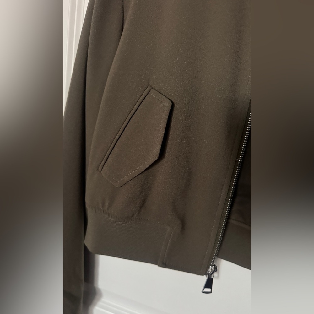 Express Olive Bomber Jacket - image 6